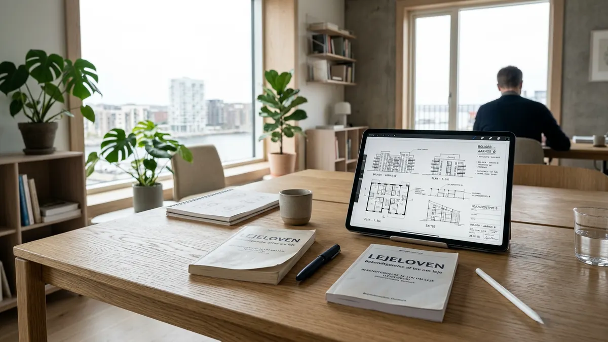 Professional discussion about Danish real estate investment and rental regulations.